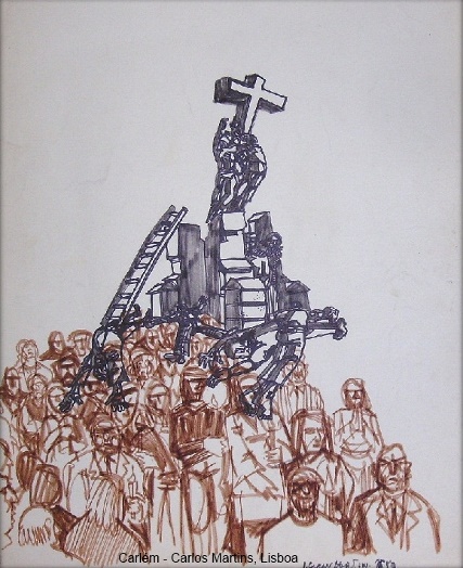 02 - 1974 'Cruzeiro' Feltros,papel 50x65cm