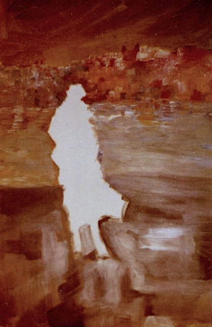 1978 'Vulto' óleo,papel, 50x70cm (Verkauft)