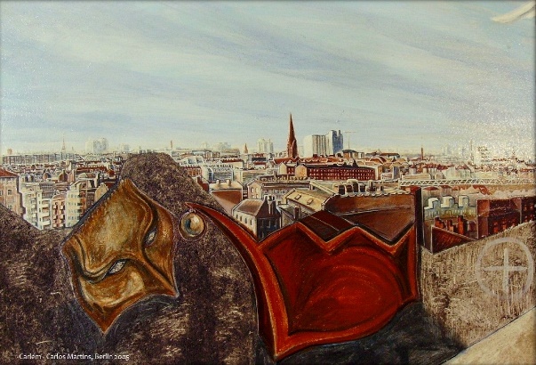 2005 2 'Merkur 1' Binder,Leinen  100x70cm 2005